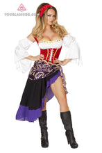 6PC Sexy Gypsy Maiden Costume - Roma Costume, Costumes - YourLamode - 1