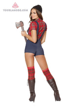 4PC LumberJackie Costume - Roma Costume, Costumes - YourLamode - 2