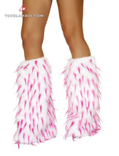Two Tone Furry Leg Warmers - Roma Costume, Accessories - YourLamode - 5