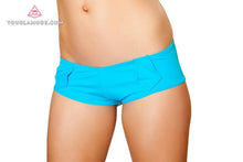 Turquoise Detachable Suspender shorts - Roma Costume, Clothing - YourLamode - 1