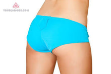 Turquoise Detachable Suspender shorts - Roma Costume, Clothing - YourLamode - 2