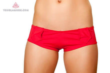 Red Detachable Suspender shorts - Roma Costume, Clothing - YourLamode - 1