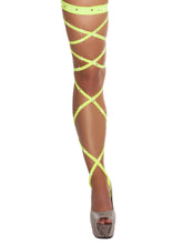 Pair of 100" Rhinestone Leg Wraps - Rave Costume, Roma Costume, YourLamode