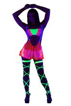 shorts Set with Vinyl Strip Detail - Roma Costume,  - YourLamode - 4