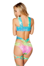 Hologram Monokini with Square Ring Detail - Roma Costume, Glow In Dark - YourLamode - 4