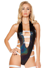 Open Strappy Bodysuit with Hook Closure - Strappy Bodysuit, Roma Costume, YourLamode