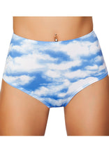 Printed High-Waisted Puckered shorts - Aliens High-Waisted, Roma Costume, YourLamode