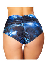 Printed High-Waisted Puckered shorts - Aliens High-Waisted, Roma Costume, YourLamode