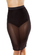 Sheer Mesh Skirt with Attached High-Waisted shorts - Rave Party, Roma Costume, YourLamode