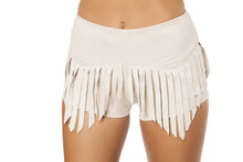 Suede shorts with Fringe - Rave Party, Roma Costume, YourLamode