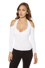 Long-Sleeved Top with Cutout Shoulders - Rave Party, Roma Costume, YourLamode