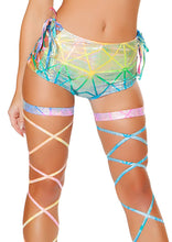 High Waisted shorts with Side Lace Up - Roma Costume, YourLamode