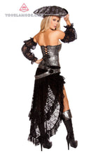 4pc Deadly Pirate Captain Costume - Roma Costume, Costumes - YourLamode - 2