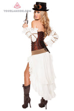 7pc Sexy Steampunk Babe Costume - Roma Costume, Costumes - YourLamode - 2