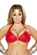 Haltered Top with Gold Trim Detail - Roma Costume, Rave Costumes - YourLamode - 2