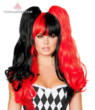 Red and Black Pigtail Wig - Roma Costume, Accessories - YourLamode - 2