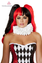 Red and Black Pigtail Wig - Roma Costume, Accessories - YourLamode - 1