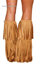 Fringed Leg Warmer - Roma Costume, Accessories - YourLamode - 1