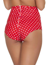 Red Polka Waisted shorts - Clothing, Roma Costume, YourLamode