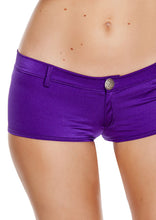 Purple Low Rise Rave shorts - Clothing, Roma Costume, YourLamode