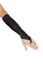 Pair of Fingerless Elbow Length Mermaid Gloves - Roma Costume, Rave Costumes - YourLamode - 2
