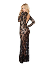 1pc Lace Dress with Open Back and Hook Closure - Roma Costume, Lingerie - YourLamode - 2