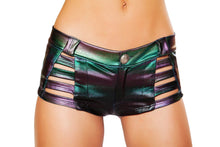 Hologram Strapped shorts - Roma Costume, Hologram shorts - YourLamode - 1
