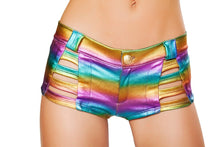 Hologram Strapped shorts - Roma Costume, Hologram shorts - YourLamode - 5