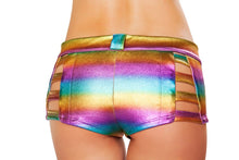 Hologram Strapped shorts - Roma Costume, Hologram shorts - YourLamode - 6