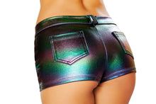 Hologram shorts with Button Front Detail - Roma Costume, Hologram shorts - YourLamode - 2