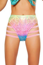 Mermaid High-Waisted Side Strapped shorts - Mermaid High-Waisted shorts, Roma Costume, YourLamode