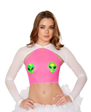 Sheer Shrug - Roma Costume, Mesh Top - YourLamode - 4