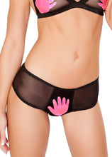 Sheer shorts with Glow in dark Pasties - shorts with Pasties, Roma Costume, YourLamode