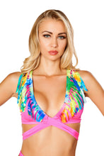 Strapped Top with Fringe Detail - Roma Costume, Strapped Top - YourLamode - 1
