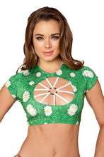 Rave Top with Strapped O-Ring Detail - Roma Costume, Rave Top - YourLamode - 1