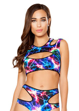 Cutout Crop Top - Cutout Crop Top, Roma Costume, YourLamode