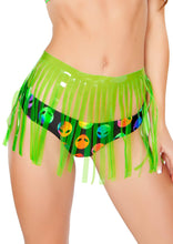 Glow In Dark Festival Fringed Skirt - Glow In Dark Skirt, Roma Costume, YourLamode