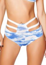 All Over Printed High-Waisted Strapped shorts - Hologram High-Waisted, Roma Costume, YourLamode