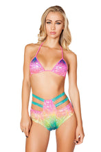 Printed Bikini Top - Roma Costume, Rave Bikini Top - YourLamode - 1
