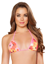 Printed Bikini Top - Rave Bikini Top, Roma Costume, YourLamode
