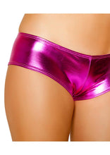 Pink Metallic Mini shorts - Clothing, Roma Costume, YourLamode