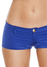 Royal Blue Low Rise Rave shorts - Clothing, Roma Costume, YourLamode