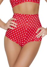 Red Polka Waisted shorts - Clothing, Roma Costume, YourLamode