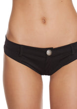 Black Extreme Rave Booty shorts - Clothing, Roma Costume, YourLamode