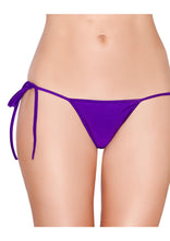 Tie Side Bikini Bottom with Pucker Back - Bikini Bottom, Roma Costume, YourLamode