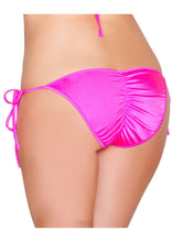 Tie Side Bikini Bottom with Pucker Back - Bikini Bottom, Roma Costume, YourLamode