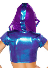 Hologram Hooded Top - Hologram Hooded Top, Roma Costume, YourLamode