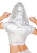 Hologram Hooded Top - Hologram Hooded Top, Roma Costume, YourLamode